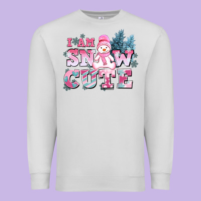 I Am Snow Cute Premium Sweatshirt Designed By Adodesignshop