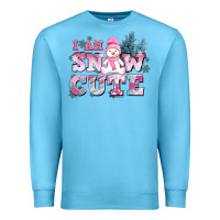 Ocean Blue i am snow cute Premium Sweatshirt - AdoDesignShop