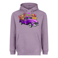 Lavender mardi gras truck king's cake Heavyweight Hoodie - FaDigitalArtStudio