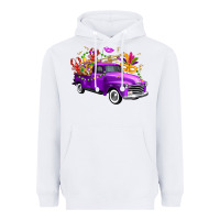 White mardi gras truck king's cake Heavyweight Hoodie - FaDigitalArtStudio