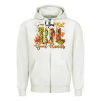 Oatmeal Heather you rn good hands fall Zipper Hoodie - texasbilliewilder