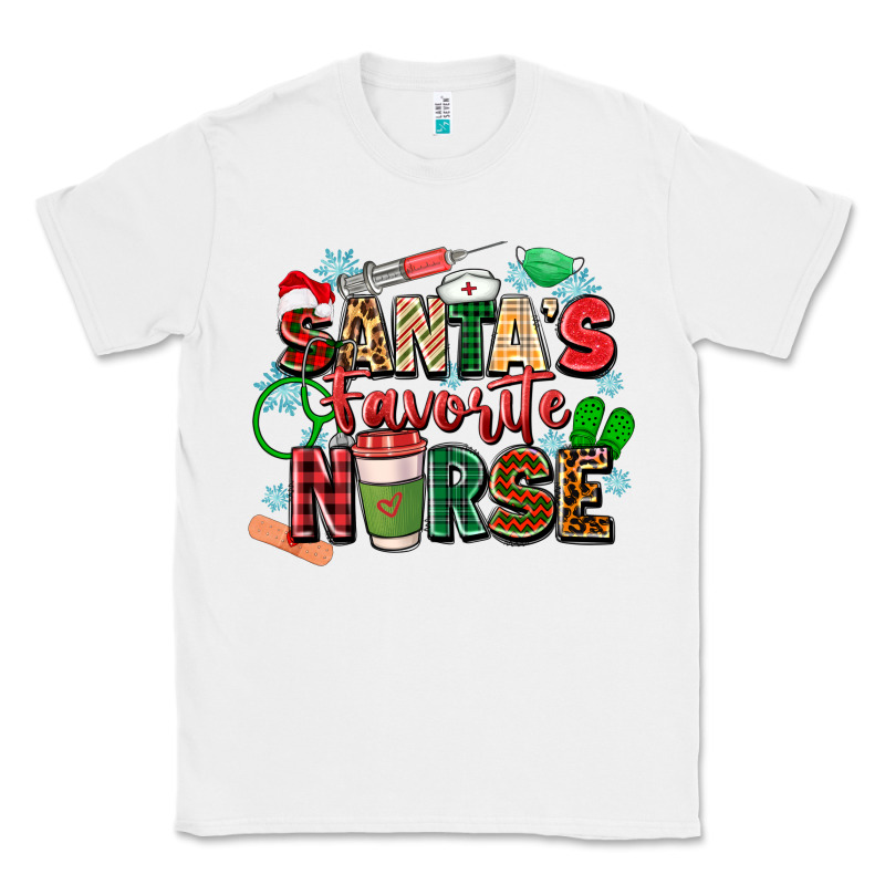 Santas Favorite Nurse Classic Tee by Zillion Design Studio | Teevron