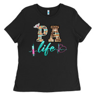 Black western nurse pa  life Ladies Tee - BarkalooDesign