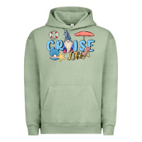 Pigment Oil Green cruise life sailor gnome Urban Hoodie - MaliasSmallBusiness