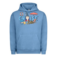 Pigment Pebble Blue cruise life sailor gnome Urban Hoodie - MaliasSmallBusiness