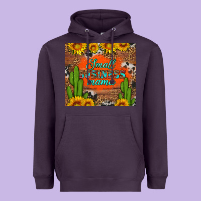 Small Business Mama Heavyweight Hoodie Designed By Hra Design Shop