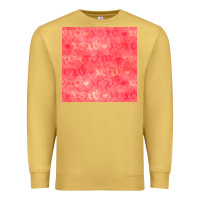 Antique Gold valentines day xoxo seamless pattern Premium Sweatshirt - BundleAndBundleShop