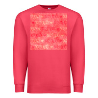 Cardinal valentines day xoxo seamless pattern Premium Sweatshirt - BundleAndBundleShop