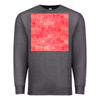 Charcoal Heather valentines day xoxo seamless pattern Premium Sweatshirt - BundleAndBundleShop