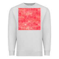 Dove Grey valentines day xoxo seamless pattern Premium Sweatshirt - BundleAndBundleShop