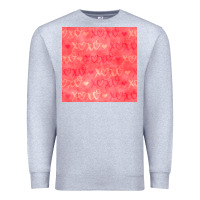 Heather Grey valentines day xoxo seamless pattern Premium Sweatshirt - BundleAndBundleShop