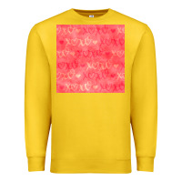 Lemon valentines day xoxo seamless pattern Premium Sweatshirt - BundleAndBundleShop