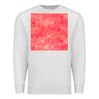 Oatmeal Heather valentines day xoxo seamless pattern Premium Sweatshirt - BundleAndBundleShop