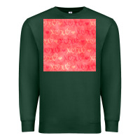 Sports Green valentines day xoxo seamless pattern Premium Sweatshirt - BundleAndBundleShop