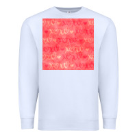 White valentines day xoxo seamless pattern Premium Sweatshirt - BundleAndBundleShop