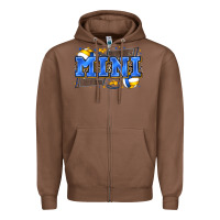 Chestnut mini volleyball Zipper Hoodie - Zillion Design Studio