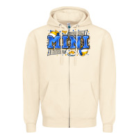Sandshell mini volleyball Zipper Hoodie - Zillion Design Studio