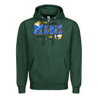 Sports Green mini volleyball Zipper Hoodie - Zillion Design Studio