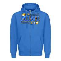True Royal mini volleyball Zipper Hoodie - Zillion Design Studio