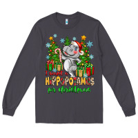 Smoke i want a hippopotamus for christmas Long Sleeve Tee - Zillion Design Studio