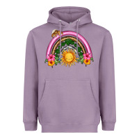 Lavender summer sun rainbow Heavyweight Hoodie - HRA Design Shop