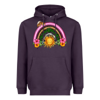Plum summer sun rainbow Heavyweight Hoodie - HRA Design Shop
