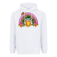 White summer sun rainbow Heavyweight Hoodie - HRA Design Shop