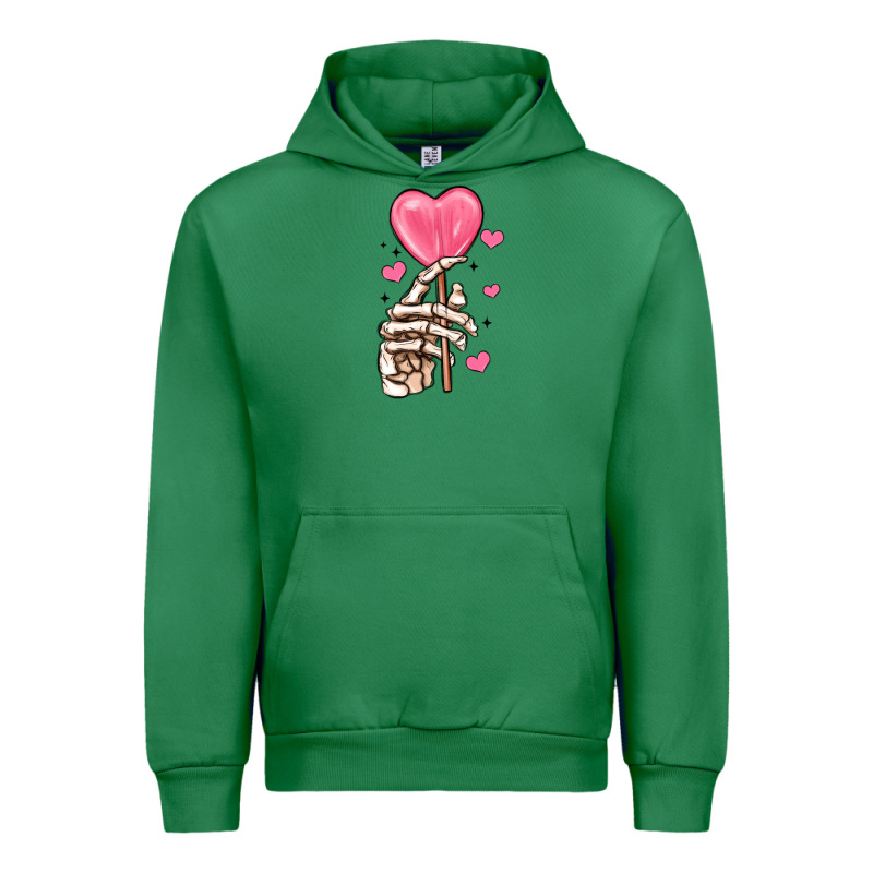 Skeleton Hand With Sugar Valentines Day Urban Hoodie by MaliasSmallBusiness | Teevron