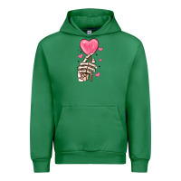 Emerald skeleton hand with sugar valentines day Urban Hoodie - MaliasSmallBusiness