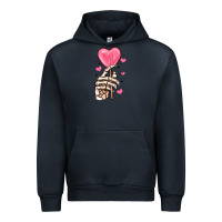 Navy skeleton hand with sugar valentines day Urban Hoodie - MaliasSmallBusiness