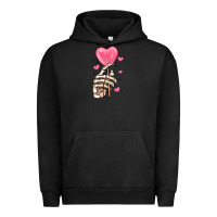 Pigment Black skeleton hand with sugar valentines day Urban Hoodie - MaliasSmallBusiness