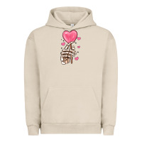 Pigment French Oak skeleton hand with sugar valentines day Urban Hoodie - MaliasSmallBusiness