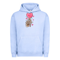 Pigment Grape Ice skeleton hand with sugar valentines day Urban Hoodie - MaliasSmallBusiness