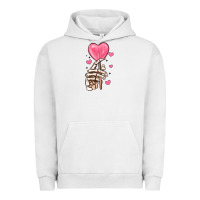 Pigment Lunar Rock skeleton hand with sugar valentines day Urban Hoodie - MaliasSmallBusiness