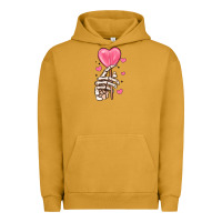 Pigment Peanut Butter skeleton hand with sugar valentines day Urban Hoodie - MaliasSmallBusiness