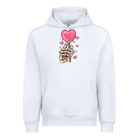 White skeleton hand with sugar valentines day Urban Hoodie - MaliasSmallBusiness