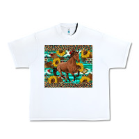White western horse sunflowers Urban Heavy Tee - Artiststas