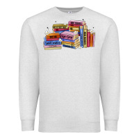 Oatmeal Heather book tropes Premium Sweatshirt - Artiststas