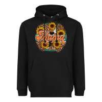 Black mama western Heavyweight Hoodie - RacoonDesign