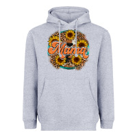 Heather Grey mama western Heavyweight Hoodie - RacoonDesign