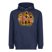 Navy mama western Heavyweight Hoodie - RacoonDesign