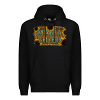 Black Sunflower Leopard Mama Tried Premium Hoodie - Jasminsmagicworld