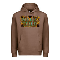 Chestnut Sunflower Leopard Mama Tried Premium Hoodie - Jasminsmagicworld