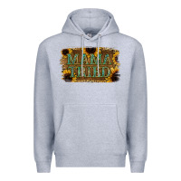 Heather Grey Sunflower Leopard Mama Tried Premium Hoodie - Jasminsmagicworld