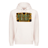 Pale Pink Sunflower Leopard Mama Tried Premium Hoodie - Jasminsmagicworld