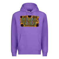 Purple Sunflower Leopard Mama Tried Premium Hoodie - Jasminsmagicworld