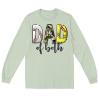 Matcha dad of both with softball and baseball Long Sleeve Tee - texasbilliewilder