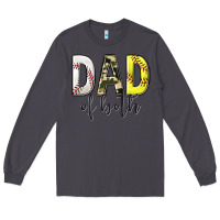 Smoke dad of both with softball and baseball Long Sleeve Tee - texasbilliewilder