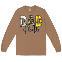 Toasted Coconut dad of both with softball and baseball Long Sleeve Tee - texasbilliewilder
