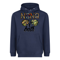 Navy nana of both Heavyweight Hoodie - CowhideDigitalArt